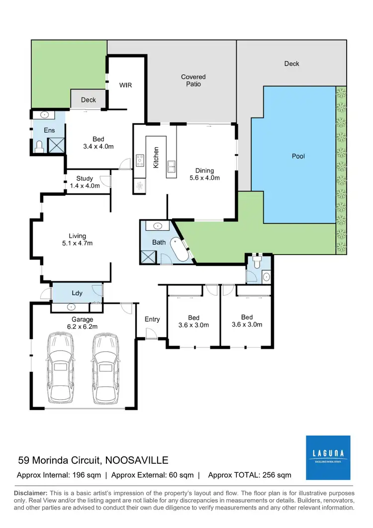 Floorplan of Homely house listing, 59 Morinda Circuit, Noosaville QLD 4566