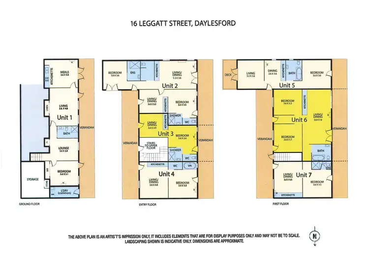Floorplan of Homely apartment listing, 5/16 Leggatt Street, Daylesford VIC 3460