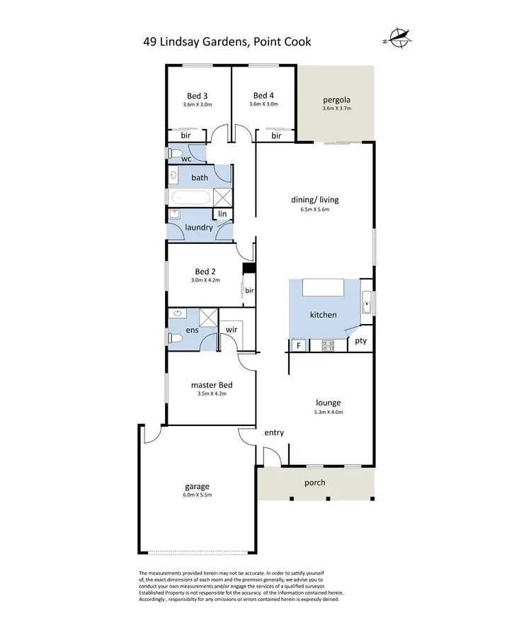 Floorplan of Homely house listing, 49 Lindsay Gardens, Point Cook VIC 3030