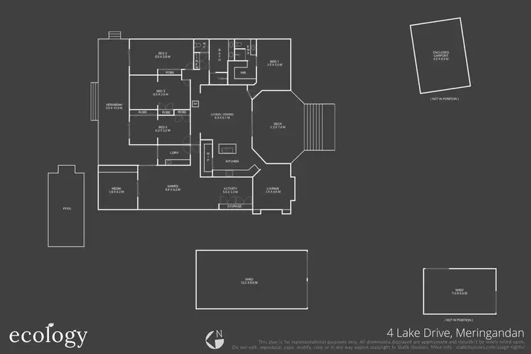 Floorplan of Homely house listing, 4 Lake Drive, Meringandan QLD 4352