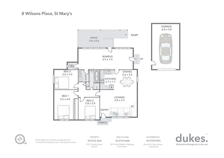 Floorplan of Homely house listing, 8 Wilson Place, St Marys NSW 2760