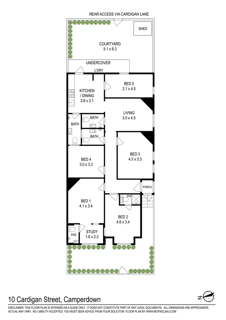 Floorplan of Homely house listing, 10 Cardigan Street, Camperdown NSW 2050