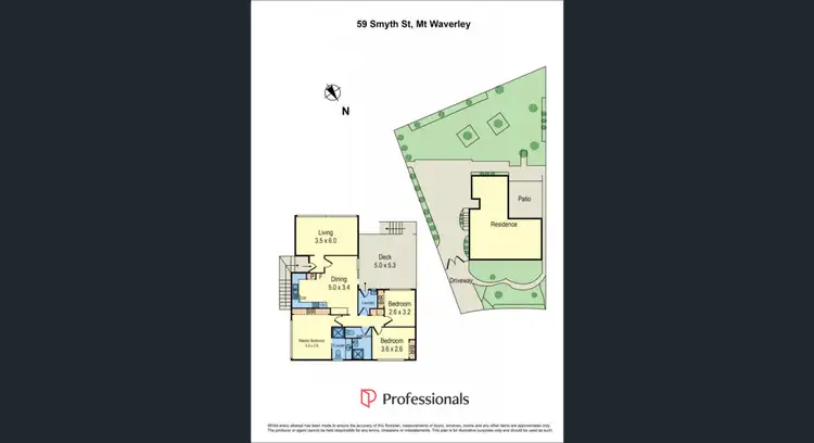 Floorplan of Homely house listing, 59 Smyth Street, Mount Waverley VIC 3149