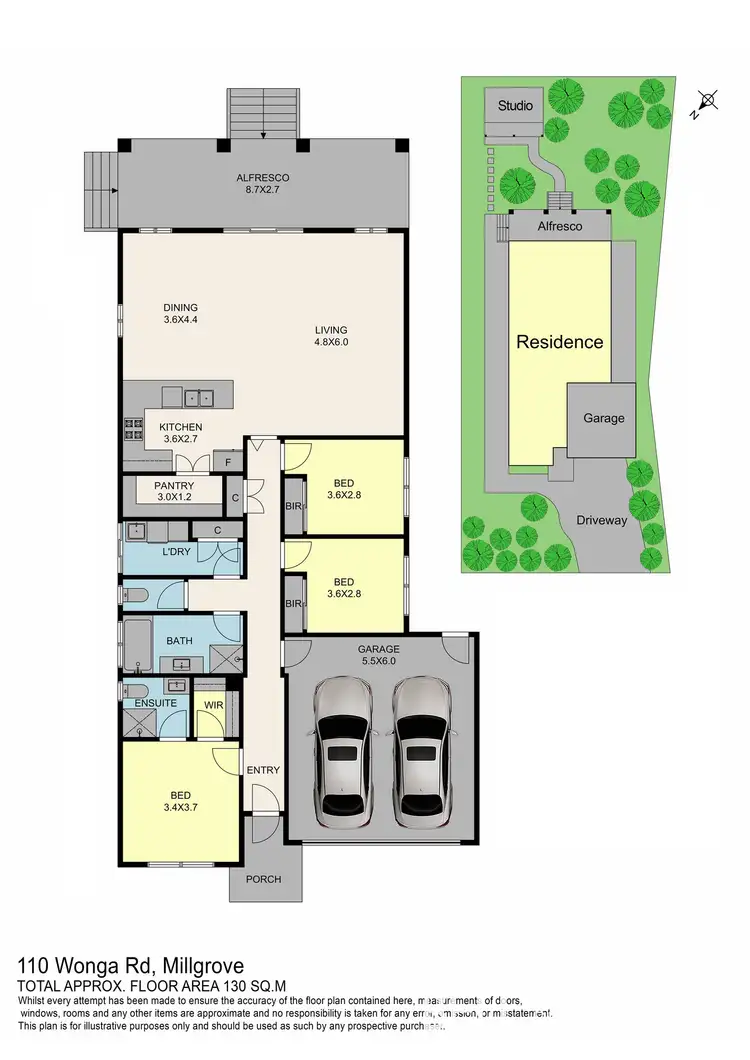 Floorplan of Homely house listing, 110 Wonga Road, Millgrove VIC 3799