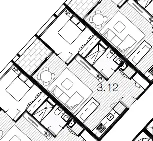 Floorplan of Homely apartment listing, 312/33 Quay Boulevard, Werribee South VIC 3030