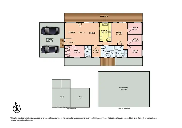 Floorplan of Homely house listing, 62 and 82 Fitzgerald Road, Bullengarook VIC 3437