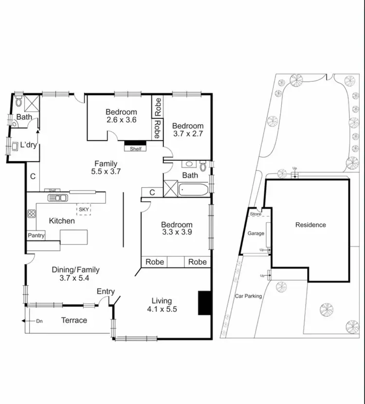 Floorplan of Homely house listing, 7 Claude Street, Bentleigh East VIC 3165