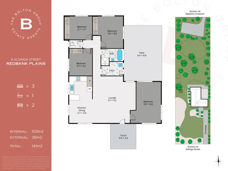 Floorplan of Homely house listing, 8 Aldinga Street, Redbank Plains QLD 4301