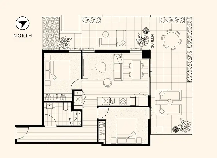 Floorplan of Homely apartment listing, 502/8 Bottlebrush Walk, Highett VIC 3190