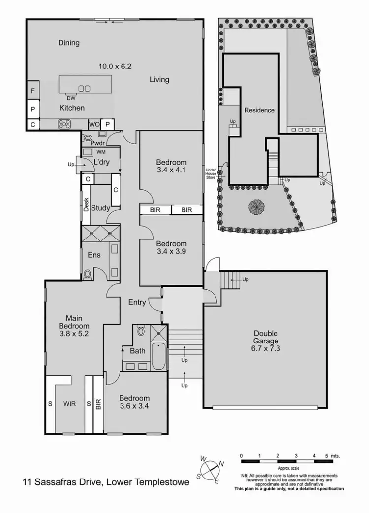 Floorplan of Homely house listing, 11 Sassafras Drive, Templestowe Lower VIC 3107
