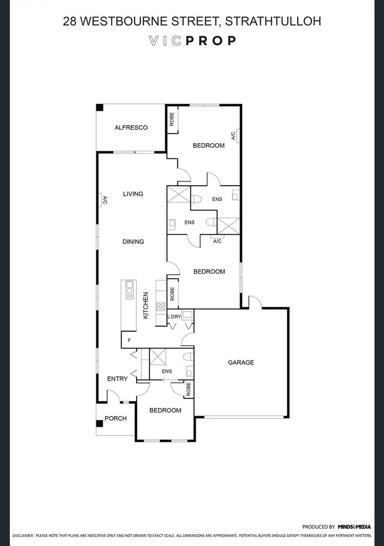 Floorplan of Homely house listing, 28 Westbourne Street, Strathtulloh VIC 3338