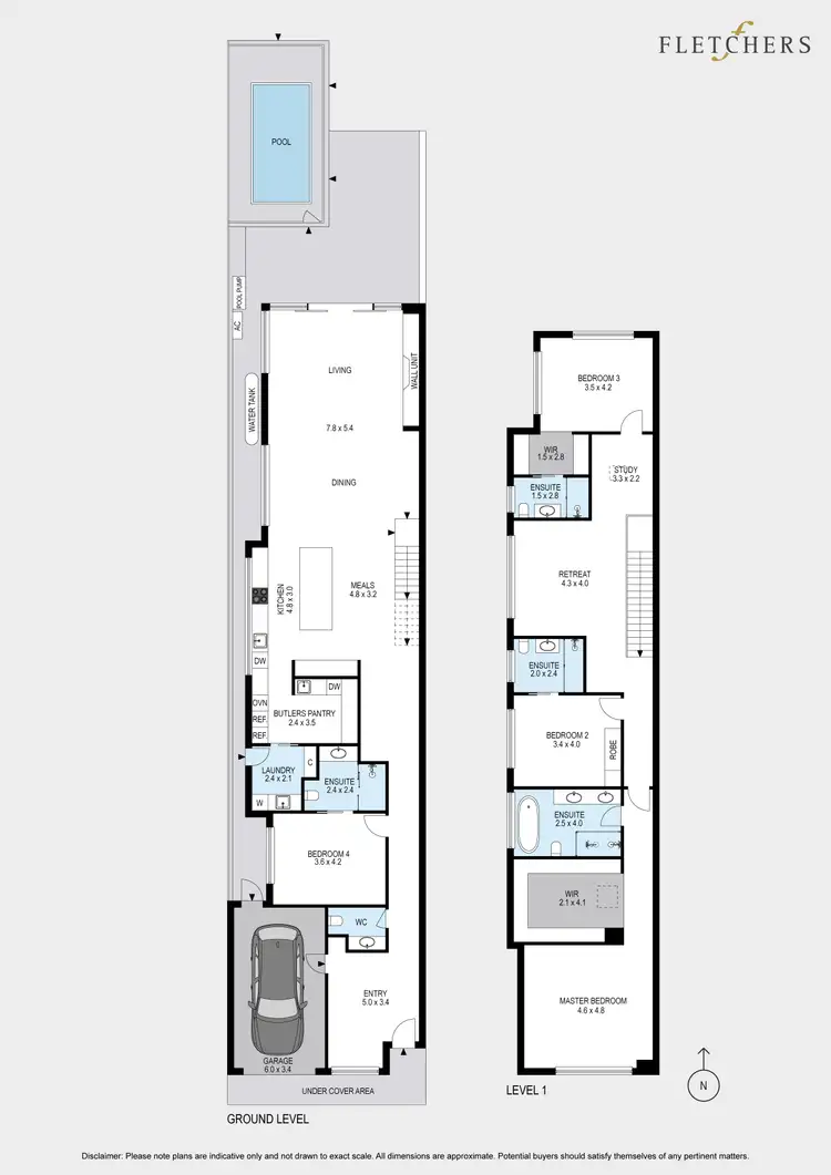 Floorplan of Homely townhouse listing, 47A Holloway Street, Ormond VIC 3204