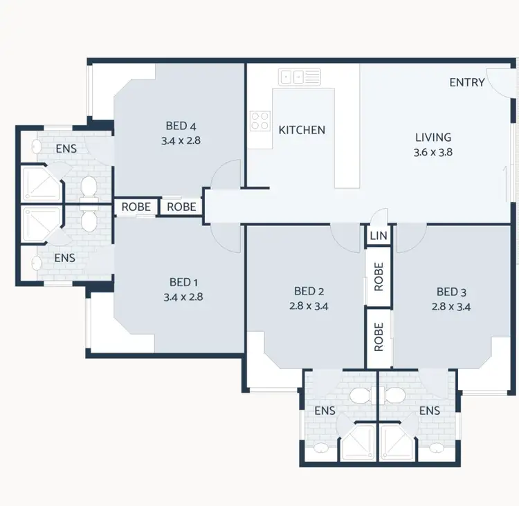 Floorplan of Homely unit listing, 14/8 Varsityview Court, Sippy Downs QLD 4556