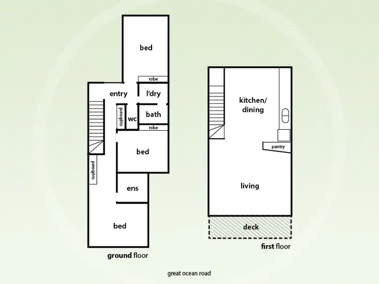 Floorplan of Homely townhouse listing, 4/275 Great Ocean Road, Apollo Bay VIC 3233