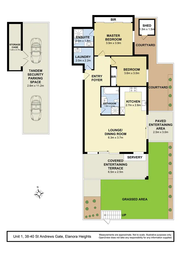 Floorplan of Homely apartment listing, 1/38-40 St Andrews Gate, Elanora Heights NSW 2101