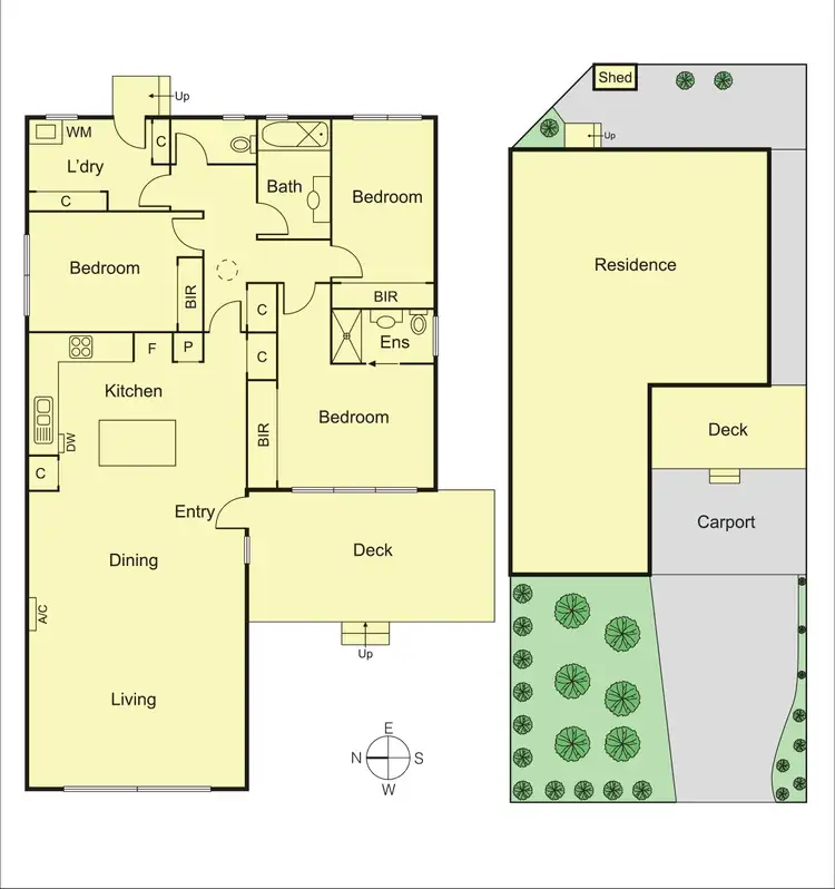 Floorplan of Homely unit listing, 1/8 Younger Avenue, Caulfield South VIC 3162