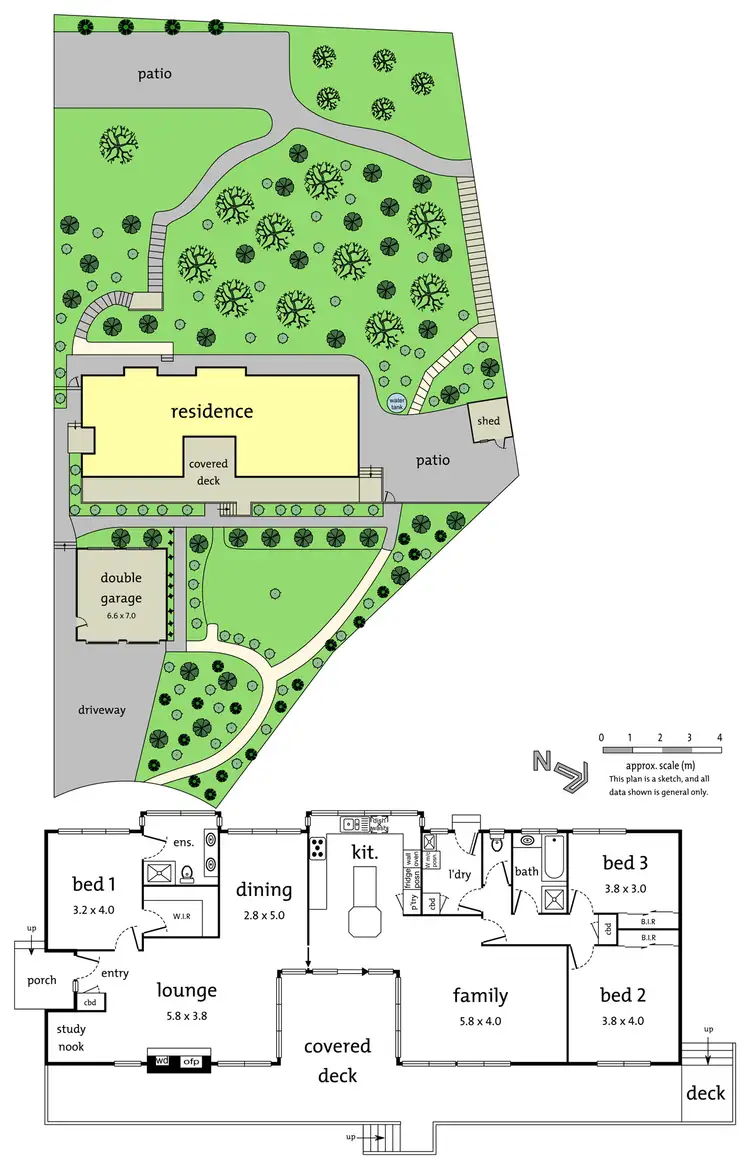 Floorplan of Homely house listing, 17 Manorwood Place, Mitcham VIC 3132