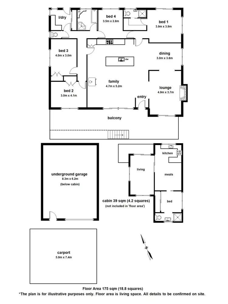 Floorplan of Homely house listing, 8 Alpine Avenue, Upwey VIC 3158