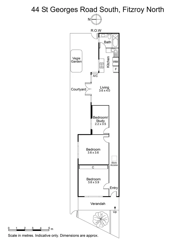 Floorplan of Homely house listing, 44 St Georges Road South, Fitzroy North VIC 3068