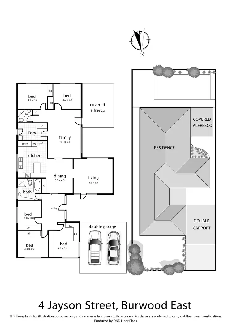 Floorplan of Homely house listing, 4 Jayson Street, Burwood East VIC 3151