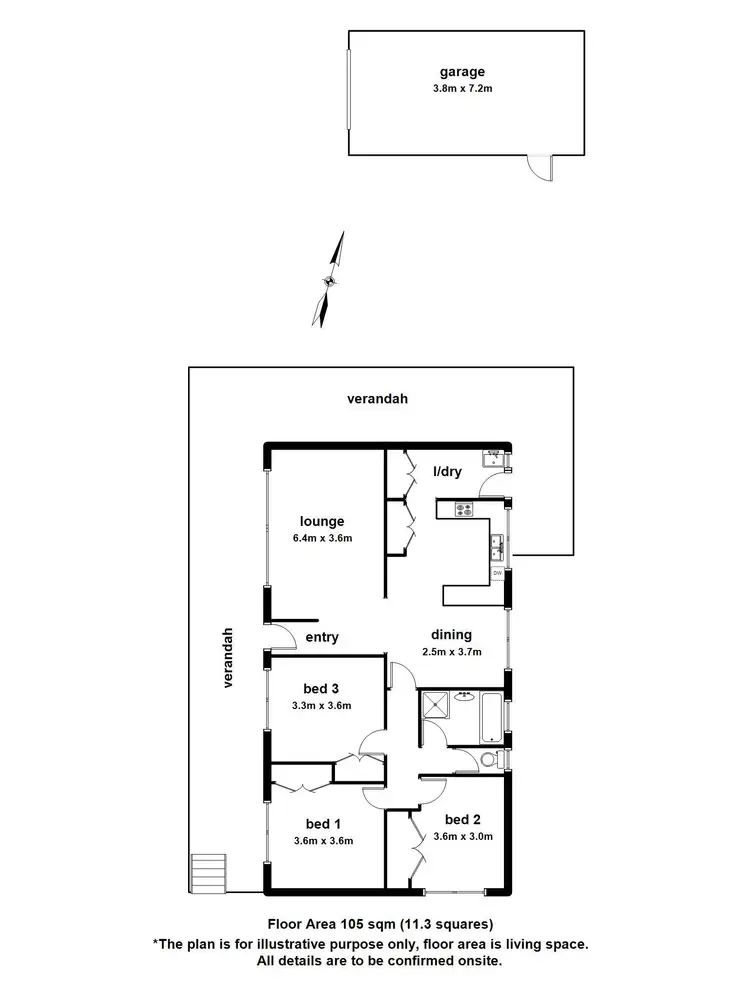 Floorplan of Homely house listing, 3 Winn Street, Millgrove VIC 3799