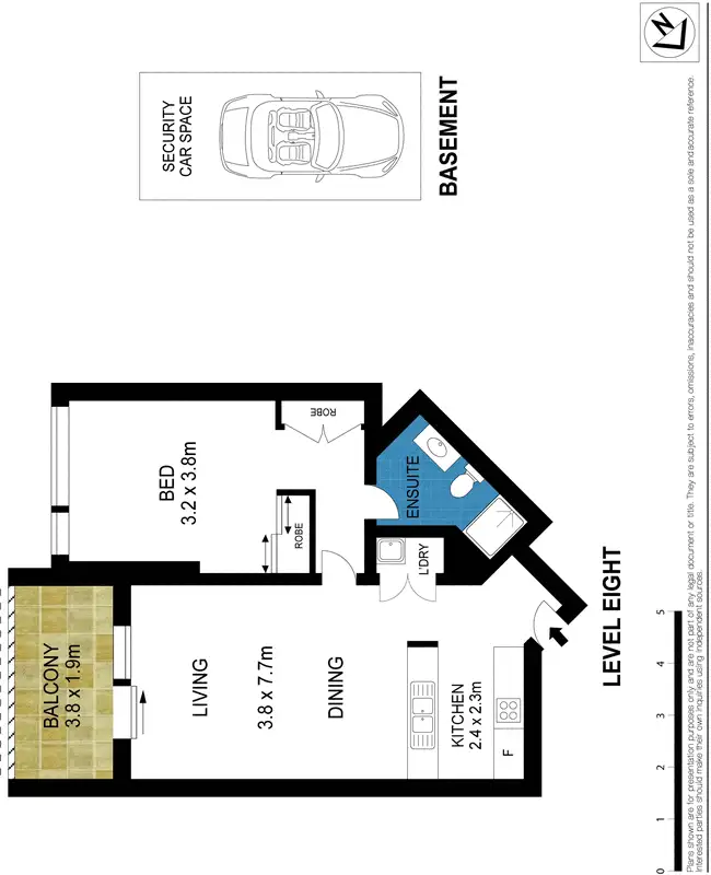 Floorplan of Homely apartment listing, 805/35a Arncliffe Street, Wolli Creek NSW 2205