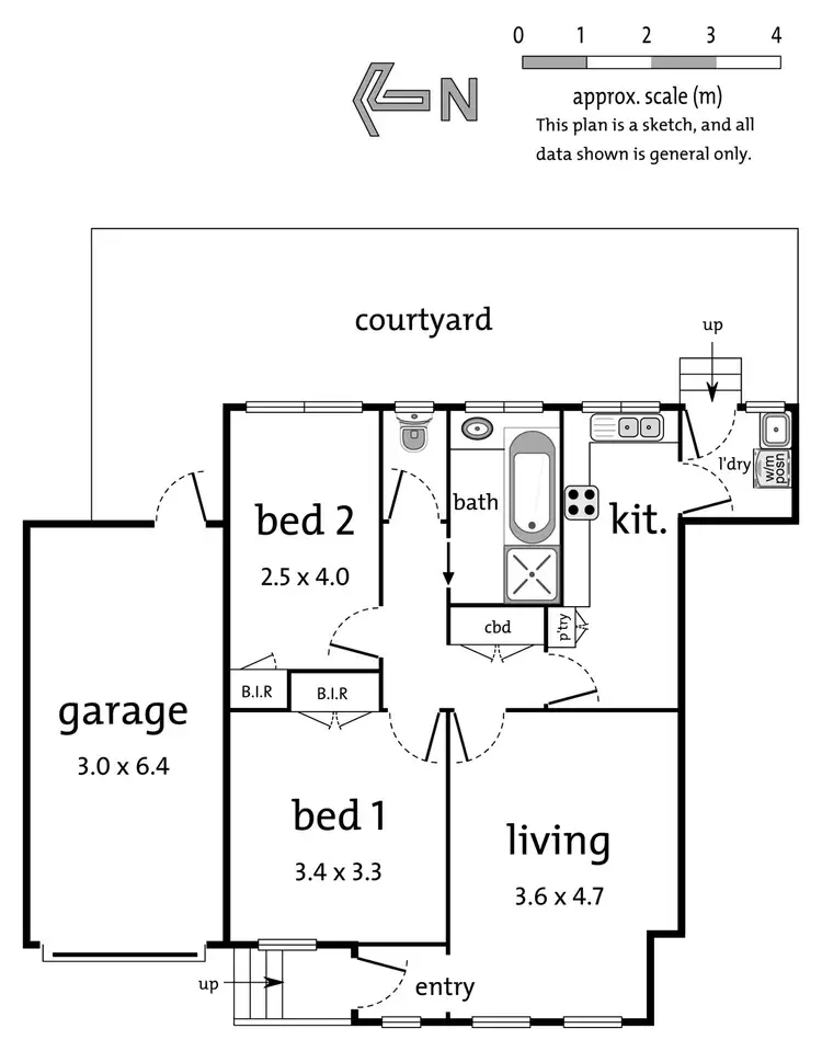 Floorplan of Homely unit listing, 2/39 Arlington Street, Ringwood VIC 3134