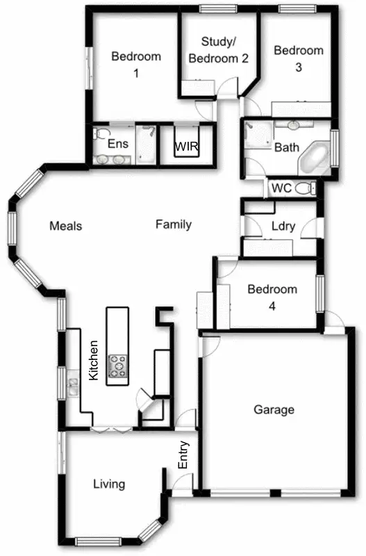 Floorplan of Homely house listing, 27 Flos Greig Street, Watson ACT 2602