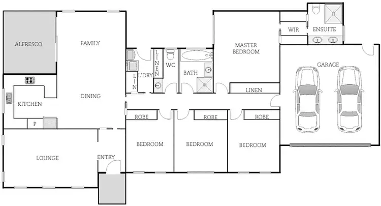Floorplan of Homely house listing, 1 Tippett Street, Casey ACT 2913