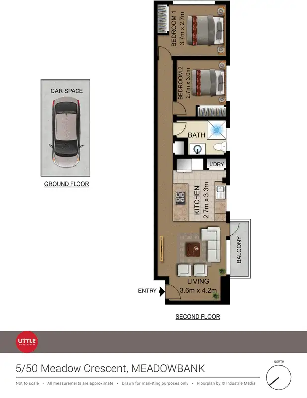 Floorplan of Homely apartment listing, 5/50 Meadow Crescent, Meadowbank NSW 2114