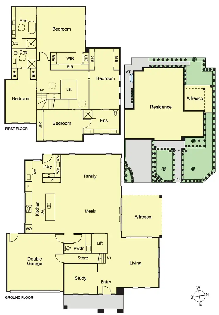 Floorplan of Homely house listing, 1 & 2/77 Narrawong Road, Caulfield South VIC 3162