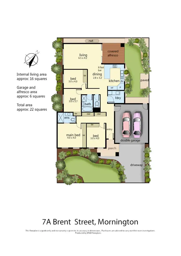 Floorplan of Homely house listing, 7A Brent Street, Mornington VIC 3931