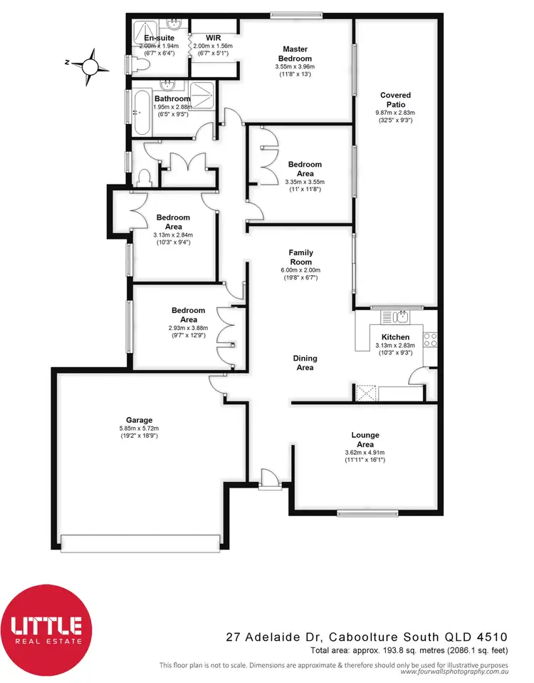Floorplan of Homely house listing, 27 Adelaide Drive, Caboolture South QLD 4510