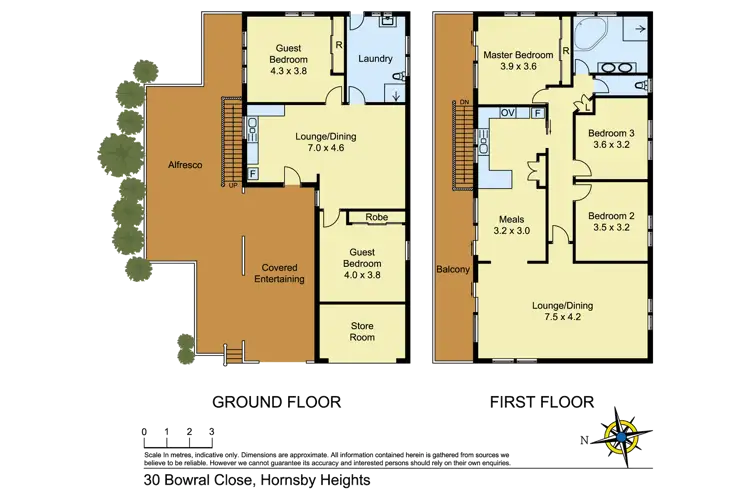 Floorplan of Homely house listing, 30 Bowral Close, Hornsby Heights NSW 2077