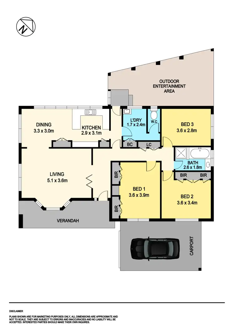 Floorplan of Homely house listing, 55 Pauls Crescent, Wendouree VIC 3355
