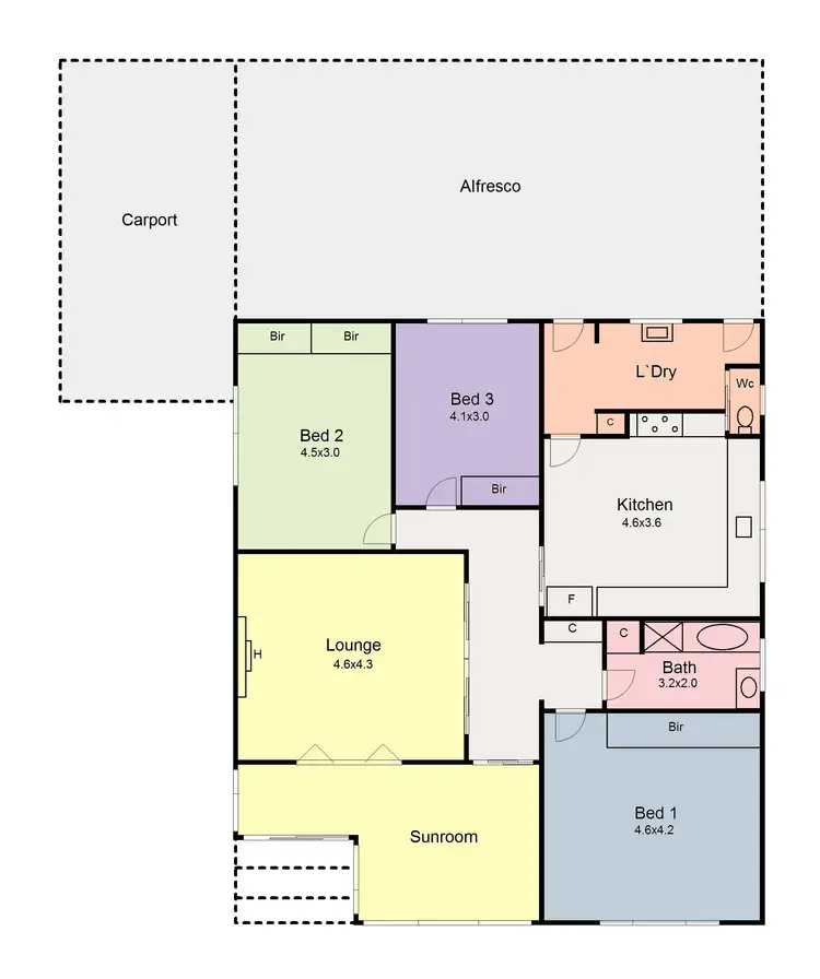 Floorplan of Homely house listing, 11 Adela Street, Wendouree VIC 3355