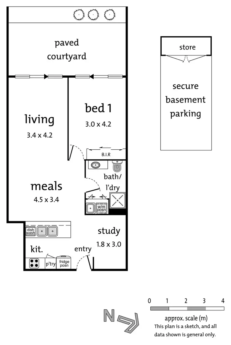 Floorplan of Homely apartment listing, 3/33-35 Queens Avenue, Doncaster VIC 3108