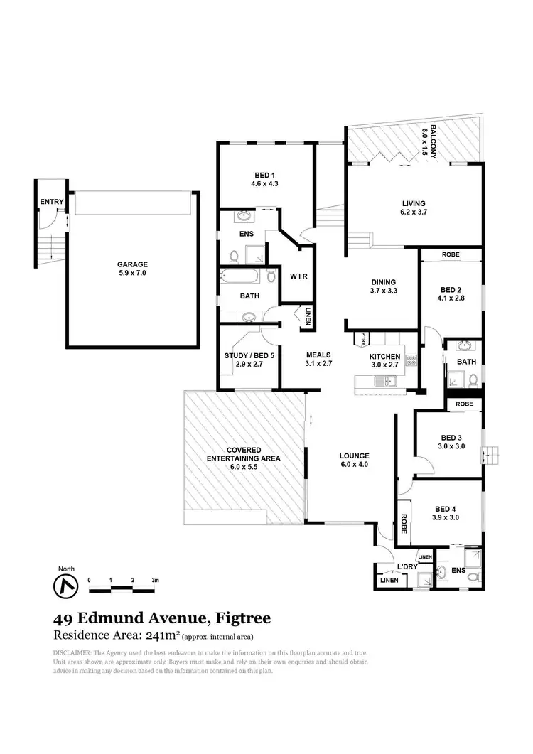 Floorplan of Homely house listing, 49 Edmund Avenue, Figtree NSW 2525
