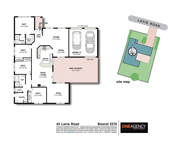 Floorplan of Homely house listing, 43 Lavis Road, Bowral NSW 2576