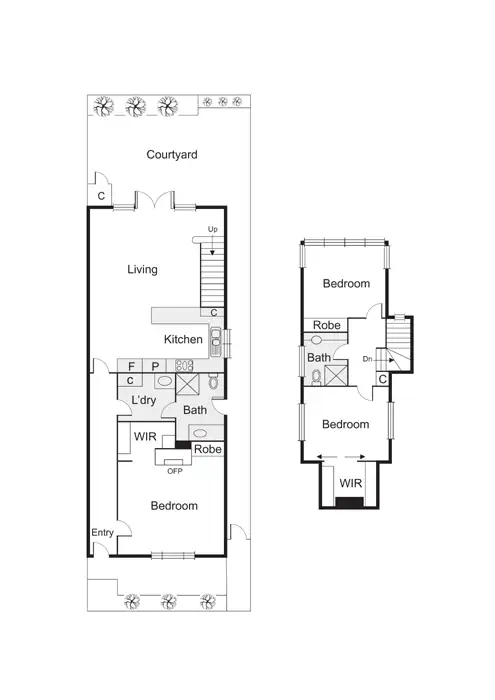 Floorplan of Homely house listing, 224 Nott Street, Port Melbourne VIC 3207