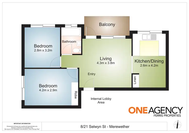 Floorplan of Homely unit listing, 8/21 Selwyn Street, Merewether NSW 2291