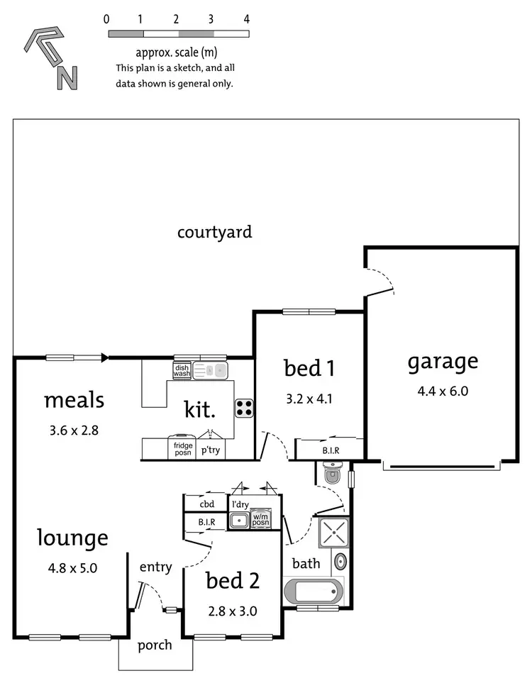 Floorplan of Homely unit listing, 2/2 Springfield Avenue, Croydon VIC 3136