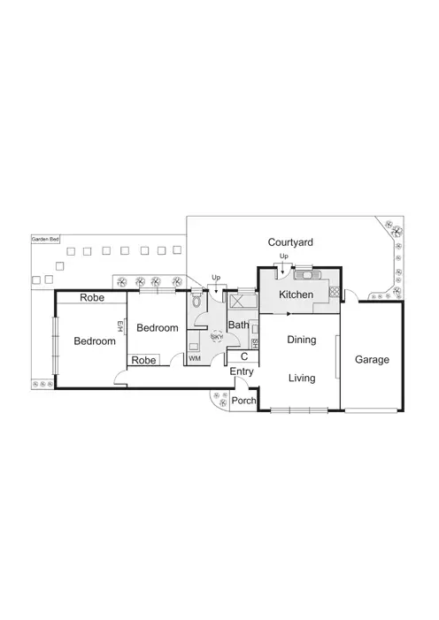 Floorplan of Homely unit listing, 4/308 Beach Road, Black Rock VIC 3193