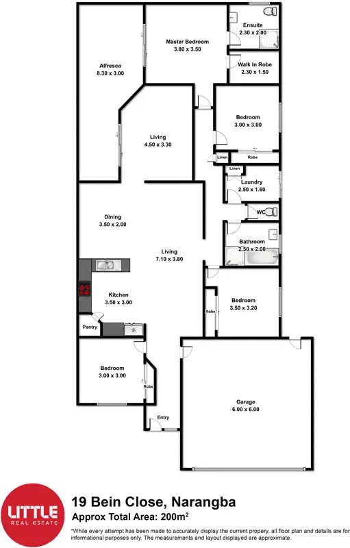 Floorplan of Homely house listing, 19 Bein Close, Narangba QLD 4504