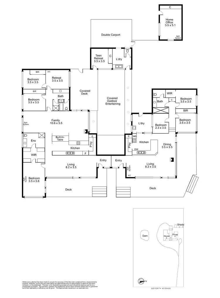 Floorplan of Homely house listing, 241-245 Seventh Avenue, Eden Park VIC 3757