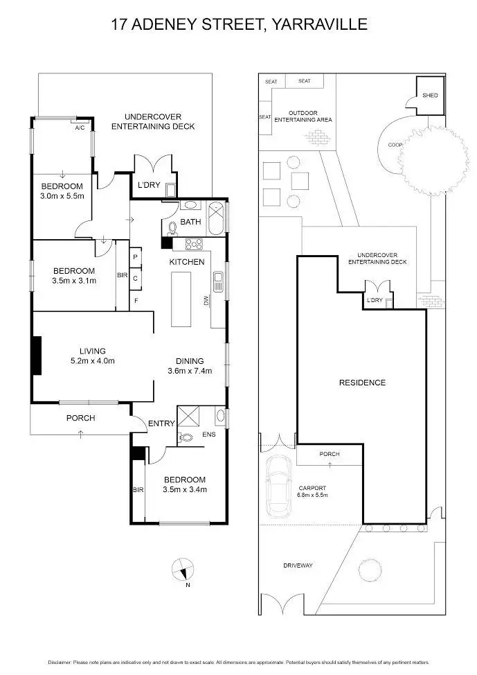 Floorplan of Homely house listing, 17 Adeney Street, Yarraville VIC 3013