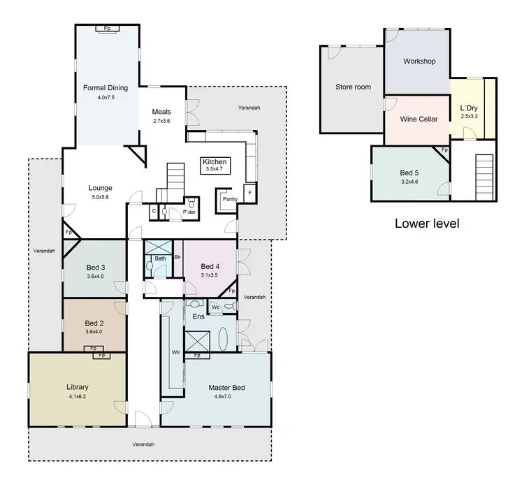Floorplan of Homely house listing, 901 Lal Lal Street, Buninyong VIC 3357