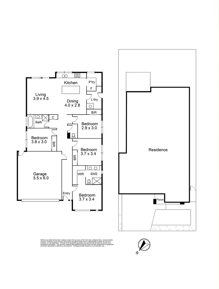 Floorplan of Homely house listing, 9 Saphire Way, Mernda VIC 3754