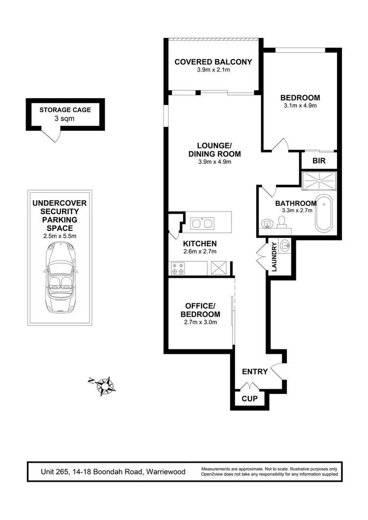 Floorplan of Homely unit listing, 265/14-18 Boondah Road, Warriewood NSW 2102