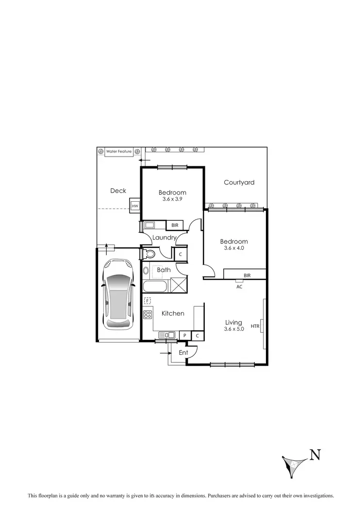 Floorplan of Homely unit listing, 23/5-7 Collocott Street, Mordialloc VIC 3195